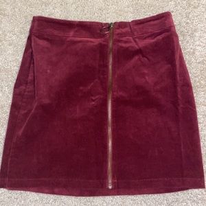 High waisted skirt